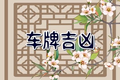 车牌号怎么看吉凶 数字卜卦看凶吉 车牌号怎么看吉凶 数字卜卦看凶吉